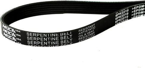 Serpentine Belt 6PK2210 Compatible with Chevrolet, for Ford, for GMC, for Oldsmobile, for Pontiac, for Mercedes-Benz in Saudi Arabia