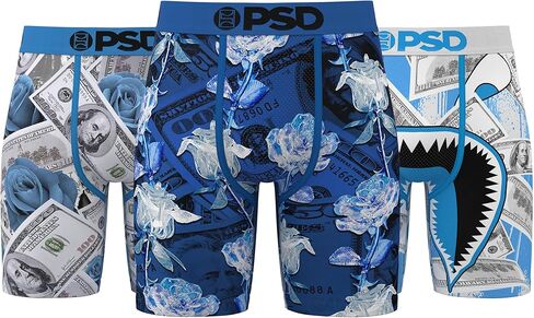 PSD Men's Blue Bens Boxer Briefs, Multi, S in Saudi Arabia
