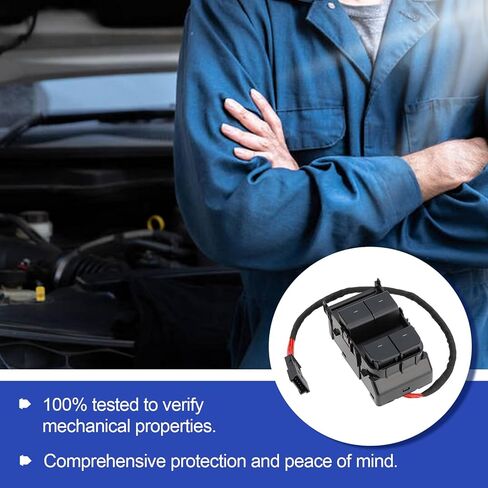 1081037-01-F Door Power Window Switch, Front Left Driver Side Master Window Switch for Tesla Model 3 2017 2018 2019 2020, Replace# 1081037-01-D in Saudi Arabia