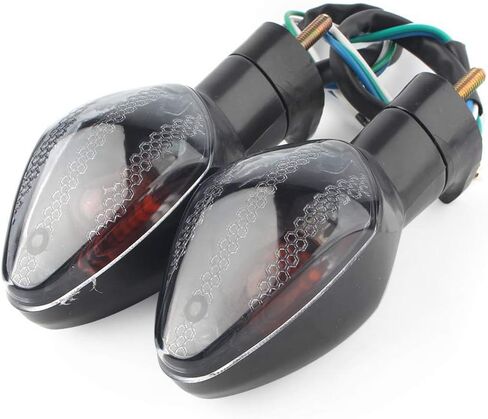 GZYF Motorcycle Turn Signal Light Indicators for HONDA CBR600RR 2009-2017, CBR600F 2011-2012, CBR1000RR Fireblade 2008-2016, Faze 250 2010-2012, Black Lense in Saudi Arabia