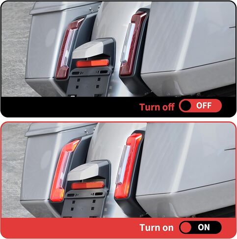 LED Saddlebag Tail Light for Road Street Glide 2024-2025, Red Turn Signal DRL Break Filler Fender Panel Lamp Rear Light for for Road Street Glide 2024-2025, CVO 2023-2025 Accessories in Saudi Arabia