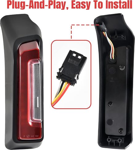 LED Saddlebag Tail Light for Road Street Glide 2024-2025, Red Turn Signal DRL Break Filler Fender Panel Lamp Rear Light for for Road Street Glide 2024-2025, CVO 2023-2025 Accessories in Saudi Arabia