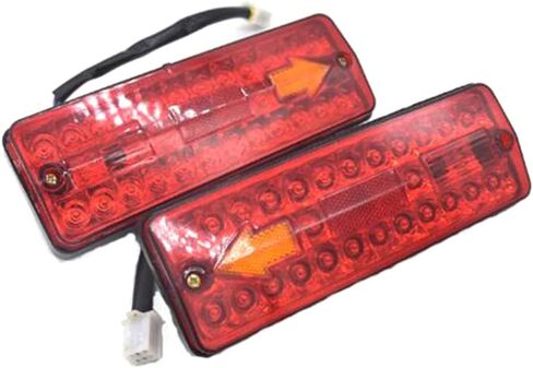 2 قطعة LED الخلفية الذيل ضوء 12 فولت تيار مستمر الفرامل بدوره إشارة عكس مصباح للدراجة ثلاثية العجلات الكهربائية in Kuwait