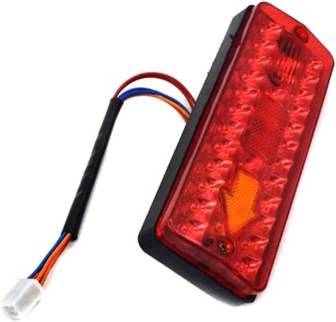 2 قطعة LED الخلفية الذيل ضوء 12 فولت تيار مستمر الفرامل بدوره إشارة عكس مصباح للدراجة ثلاثية العجلات الكهربائية in Kuwait