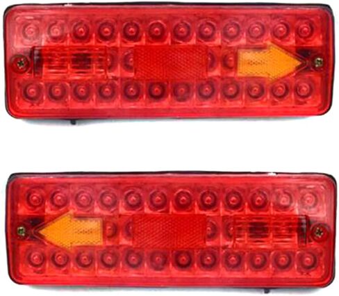 2 قطعة LED الخلفية الذيل ضوء 12 فولت تيار مستمر الفرامل بدوره إشارة عكس مصباح للدراجة ثلاثية العجلات الكهربائية in Kuwait