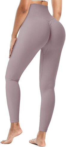Seamless High Waisted Leggings for Women – Butt Lifting Yoga Pants, Squat Proof Workout Tights for Gym, Running, HIIT in Saudi Arabia