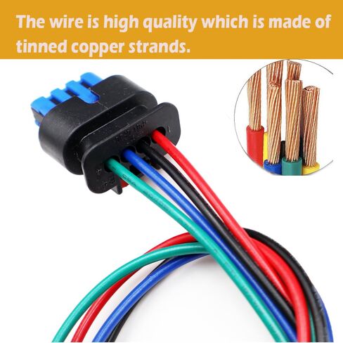 85518225 Fuel Pressure Sensor Connector Compatible with 2017-2025 L5P Duramax 6.6L Wiring Harness Plug in Saudi Arabia