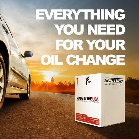 Oil Change Kit compatible with Kawasaki EX300 EX400 Z300 KLE300 Z400 – Includes 3 Quarts of 10W-40 Full Synthetic Oil, 1 Filter, 1 Crush Washer, 1 Funnel, 1 Oil Change Sticker in Kuwait