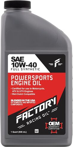 Oil Change Kit compatible with Kawasaki EX300 EX400 Z300 KLE300 Z400 – Includes 3 Quarts of 10W-40 Full Synthetic Oil, 1 Filter, 1 Crush Washer, 1 Funnel, 1 Oil Change Sticker in Kuwait