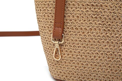 حقيبة يد صغيرة من الخيزران بمقبض من الخيزران، محفظة صيفية للشاطئ للنساء، حقائب يد بمقبض علوي للعطلات in Kuwait