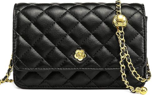 Crossbody Bags for Women Small Handbags PU Leather Shoulder Bag Purse Evening Bag Quilted Satchels with Chain Strap in Saudi Arabia