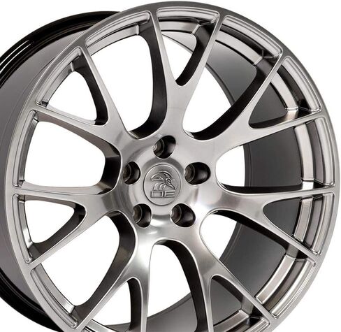 إطارات OE Wheels DG15 مقاس 20 بوصة تناسب طراز Hellcat 5x115 20x9 أسود لامع - هولاندر 2528 (1) in Saudi Arabia