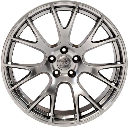 إطارات OE Wheels DG15 مقاس 20 بوصة تناسب طراز Hellcat 5x115 20x9 أسود لامع - هولاندر 2528 (1) in Saudi Arabia