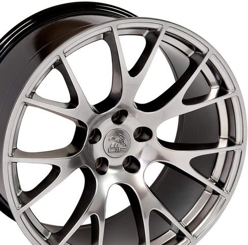 إطارات OE Wheels DG15 مقاس 20 بوصة تناسب طراز Hellcat 5x115 20x9 أسود لامع - هولاندر 2528 (1) in Saudi Arabia