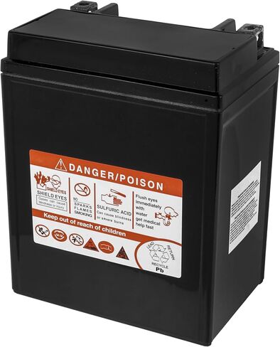 Caltric AGM Battery Compatible with Kawasaki KL650A KL650B KE650E KLR650 1987-2018 in Saudi Arabia