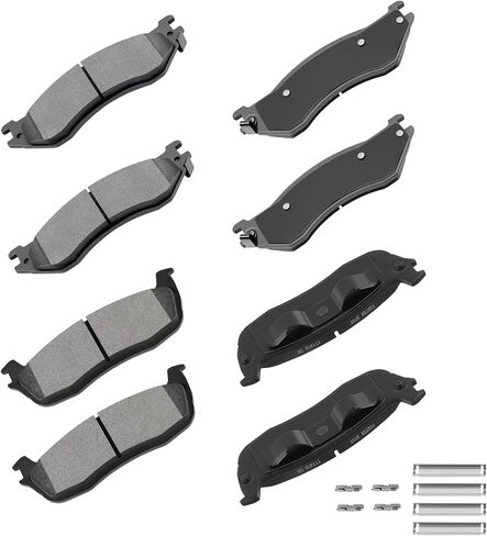 Front Rear Ceramic Brake Pads Kits 8pcs fit for 2001-2003 for Toyota Highlander in Saudi Arabia