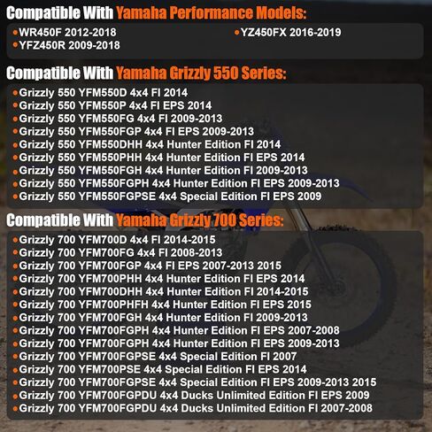 حاقن الوقود 2007-2019 متوافق مع Yamaha WR450F 2012-2018 YFZ450R 2009-2018 YZ450FX 2016-2019 Grizzly 550 2009-2014 Grizzly 700 2007-2015، استبدال 3B4-13761-00-00 in Saudi Arabia