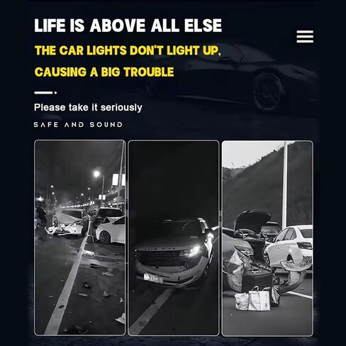 مجموعة ترميم المصابيح الأمامية الأكثر سطوعًا 10 مرات - منظف ومانع تسرب للمصابيح الأمامية من الدرجة الاحترافية، يعمل على إصلاح العدسات الغائمة الصفراء إلى الكريستال الشفاف في 5 دقائق، ملحقات السيارة ومستلزمات تنظيف السيارة من أجل سلامة القيادة الليلية in Kuwait