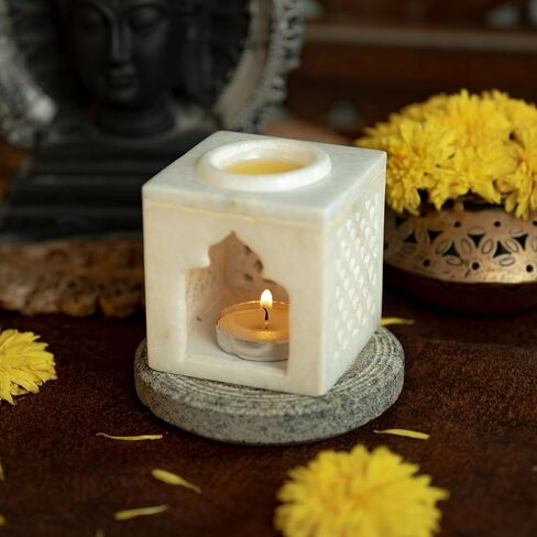 Aroma Oil Diffuser for Home Fragnance Bathroom Aroma Therapy Meditation and Gifting (White Aroma Diffuser) in Saudi Arabia