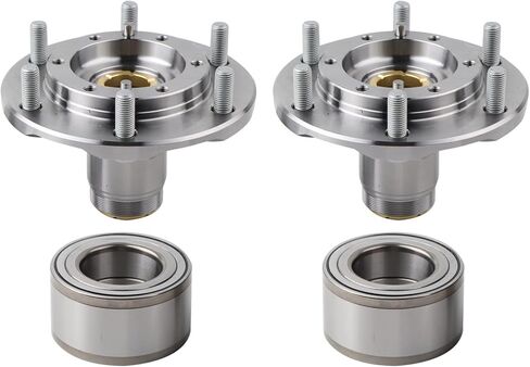 2 × مجموعة محمل محور العجلة الأمامية متوافقة مع 1995-2004 تاكوما، 2.4L 2.7L 3.4L (4WD فقط)، استبدل 43521-35010 43502-35160 in Kuwait