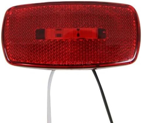 Optronics MCL32RBB Surface Mount LED Marker Clearance Light with Reflex, Red Lens with black base in Saudi Arabia