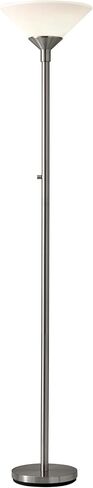 Adesso Home 7500-01 Transitional Two Light Floor Lamp from Aries Collection in Black Finish, 73 in Saudi Arabia