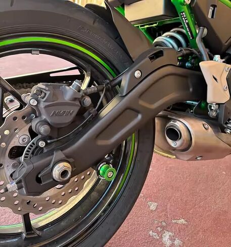 Motorcycle Swing Arm Spools M8 Paddock Slider Stand Bobbins For Z650 RS EX650 Ninja 650KRT 650R Vulcan S 650 VN650 Versys650cc KLE650 2026 2025 2024 Swingarm Spool Accessories (Green) in Saudi Arabia
