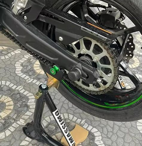 Motorcycle Swing Arm Spools M8 Paddock Slider Stand Bobbins For Z650 RS EX650 Ninja 650KRT 650R Vulcan S 650 VN650 Versys650cc KLE650 2026 2025 2024 Swingarm Spool Accessories (Green) in Saudi Arabia