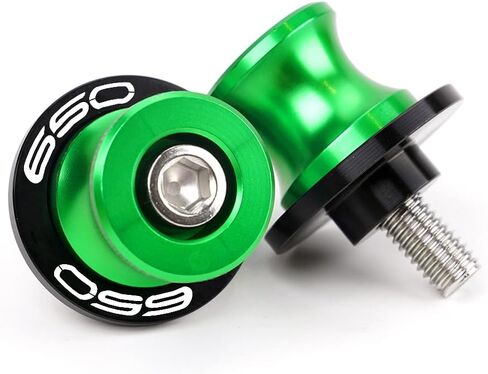 Motorcycle Swing Arm Spools M8 Paddock Slider Stand Bobbins For Z650 RS EX650 Ninja 650KRT 650R Vulcan S 650 VN650 Versys650cc KLE650 2026 2025 2024 Swingarm Spool Accessories (Green) in Saudi Arabia