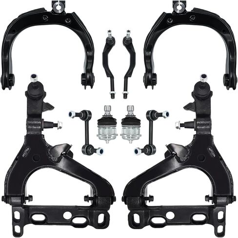 Control Arm, Replacement For Front Upper Lower Control Arm With Ball Joint Sway Bar Outer Tie Rod Compatible With 2004-2007 Chevrolet Trailblazer Gmc Envoy Buick Rainier- 10 Pcs in Saudi Arabia