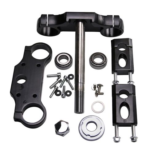 Dirt Bike Triple Tree Clamp Set 45mm 48mm, Handlebar Riser Top Clamp for Pit Pro 125 140 150cc, Motorcycle Fork Steering Stem Clamp Kit in Saudi Arabia