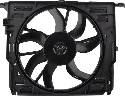 مجموعة مروحة تبريد الرادياتير BOXI مناسبة لسيارات BMW 528i 530i 535i xDrive 640i xDrive 740i 740Li xDrive F01 F02 F06 F10 F11 F12 2009-2015 3.0L l6 17428509741 17427599493 17427802943 in Saudi Arabia