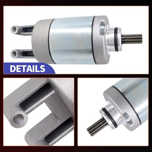 Starter Motor Assembly Compatible with Suzuki ATV DRZ400 LT-Z400 LTZ 400 Quadsport Z400 Kawasaki KFX400 KLX400R KSF400 Arctic Cat DVX 2003 2004 2005 2006 2007 2008 2009 Replace# 3445-033 31100-29F00 in Saudi Arabia