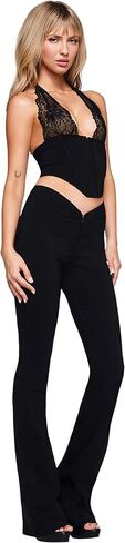 I.AM.GIA Women's Ellena 2.0 Curved Waist Zipper Pant in Saudi Arabia