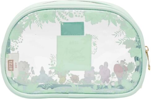 انطباعات فانيتي BT21 3-PC. مجموعة حقائب مكياج تحتوي على أكياس كبيرة ومتوسطة وصغيرة، منظمة للمكياج مع جيب داخلي منزلق، مادة PVC شفافة، حقيبة مستحضرات تجميل للسفر لمستلزمات المرأة اليومية in Kuwait