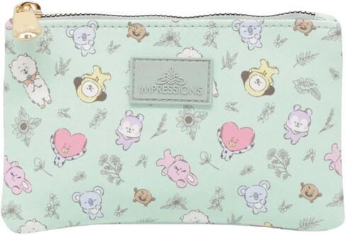 انطباعات فانيتي BT21 3-PC. مجموعة حقائب مكياج تحتوي على أكياس كبيرة ومتوسطة وصغيرة، منظمة للمكياج مع جيب داخلي منزلق، مادة PVC شفافة، حقيبة مستحضرات تجميل للسفر لمستلزمات المرأة اليومية in Kuwait