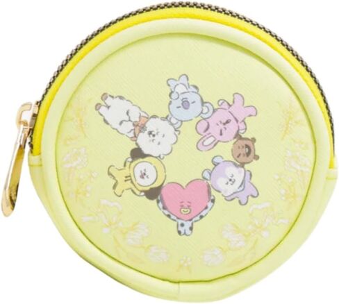 انطباعات فانيتي BT21 3-PC. مجموعة حقائب مكياج تحتوي على أكياس كبيرة ومتوسطة وصغيرة، منظمة للمكياج مع جيب داخلي منزلق، مادة PVC شفافة، حقيبة مستحضرات تجميل للسفر لمستلزمات المرأة اليومية in Kuwait