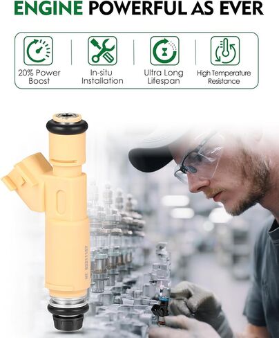 Fuel Injectors Fits for:-Ford Escape Taurus 2001 2002 2003 2.0L 3.0L, for:-Mazda Tribute 2001-2004 3.0L, for:-Mercury Sable 2001 3.0 OE# 82211157 822-11157 YL8E-C7B 195500-3520 (Set of 6) in Saudi Arabia