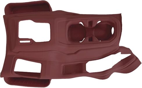 Silicone Compatible with Jeep Wrangler JL JLU Center Console Organizer, Gear Shift Panel Trim Cover for Jeep Gladiator JT Car Cup Holder Coasters, 2-in-1 Gear Shift Side Storage.(Red) in Saudi Arabia