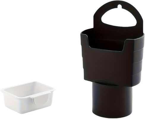 Car Cup Holder | Portable Food Holder | Durable Plastic, French Fries and Sauce Holder with Sauce Container (red) in Saudi Arabia