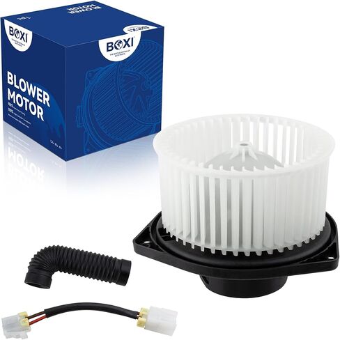 BOXI 700045 مجموعة محرك سخان منفاخ أمامي HVAC يناسب Nissan 200SX 1995 1996 1997 1998 / Frontier 1998 1999 / Sentra 1995 1996 1997 1998 1999 / يستبدل PM2713 27220-4B000 272204B000 76957 in Saudi Arabia