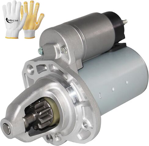 19185N Starter Motor Compatible with Chry.sler 300 Dodge Challenger Charger Durango Jeep Grand Cherokee Ram 1500 | 3.6L V6 Engine | 12V 1.3KW 9 Teeth CW | Replace# 4801852AB 428000-7210 in Kuwait