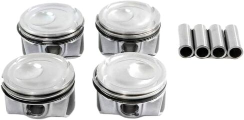 4 قطعة 87 مللي متر مجموعة المكبس والخواتم EJ7Z6108A EJ7Z6148A EJ7Z6108E EJ7Z6140A متوافق مع 2015-2019 فوكس موستانج MKC 4 Cyl 2.3L in Kuwait