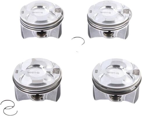 4 X N18 N13 مجموعة مكبس وحلقة المحرك A C STD Ø77mm 11257601181 متوافق مع قطع غيار السيارات والدراجات النارية R55 R56 R58 R60 118i 4X Countryman Paceman 11257601181 in Kuwait