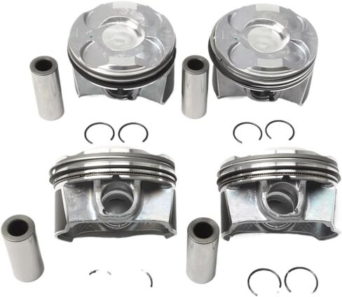 Pistons Rings Set 4x Fit 1.6 L T N13 N18 Compatible With 09-16 116i 118i S R58 R56 R55 F20 F21 1.6T 1.6L L4 Gas in Saudi Arabia