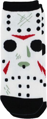 جوارب Hyp Friday the 13th Jason Voorhees للسيدات بقصة منخفضة، 5 قطع، مقاس الحذاء 4-10 in Saudi Arabia