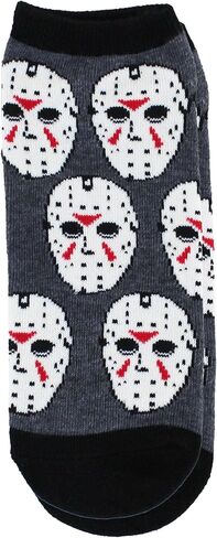 جوارب Hyp Friday the 13th Jason Voorhees للسيدات بقصة منخفضة، 5 قطع، مقاس الحذاء 4-10 in Saudi Arabia