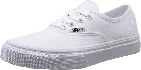 Vans Kids Authentic Red/True White Skate Shoe 2.5 Kids US in Saudi Arabia