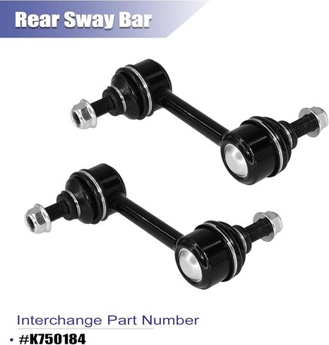 K642097 K642096 K750184 Rear Upper Lower Control Arm w/Bushings Lateral Arms Rear Sway Bar Link Assembly Replacement for 2007-2010 Ford Edge 09-10 Lincoln MKX-6pcs Suspension Kit in Saudi Arabia