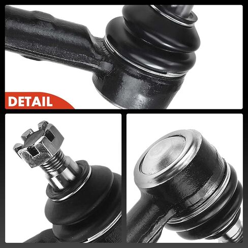 مجموعة A-Premium مكونة من 4 قطع، طقم نهاية قضيب ربط أمامي داخلي وخارجي، متوافق مع Honda Passport 94-97، Acura SLX 96-99، Isuzu Amigo 89-94، Pickup 88-95، Rodeo 91-97، Trooper 87-02، VehiCROSS 99-01 in Saudi Arabia